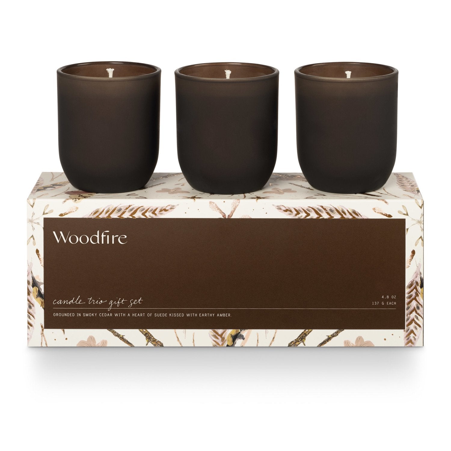 Woodfire Candle Trio Gift Set