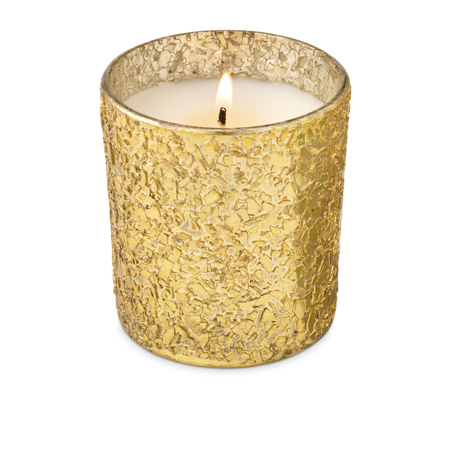 Glittering Garland Glitter Glass Candle