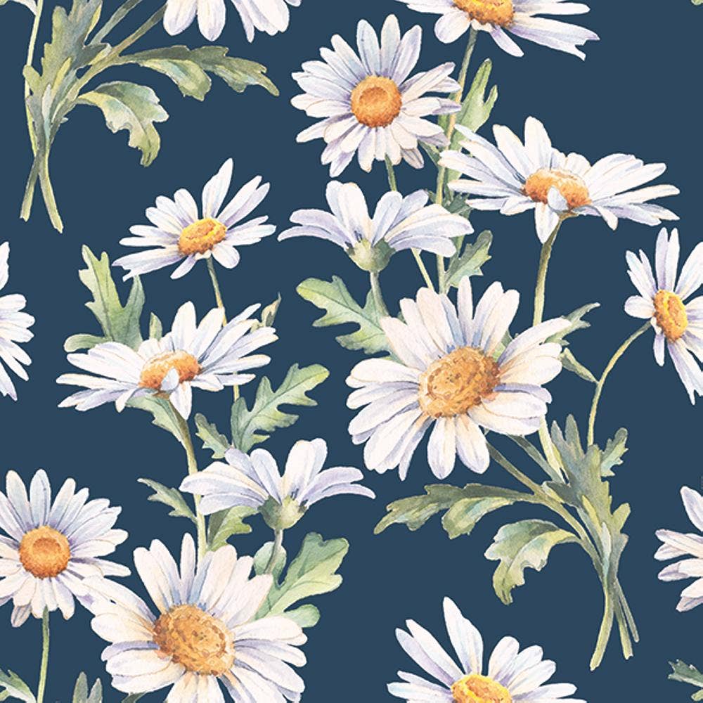 LUNCH- BEAUTIFUL DAISIES, BLUE BY AMBIENTE