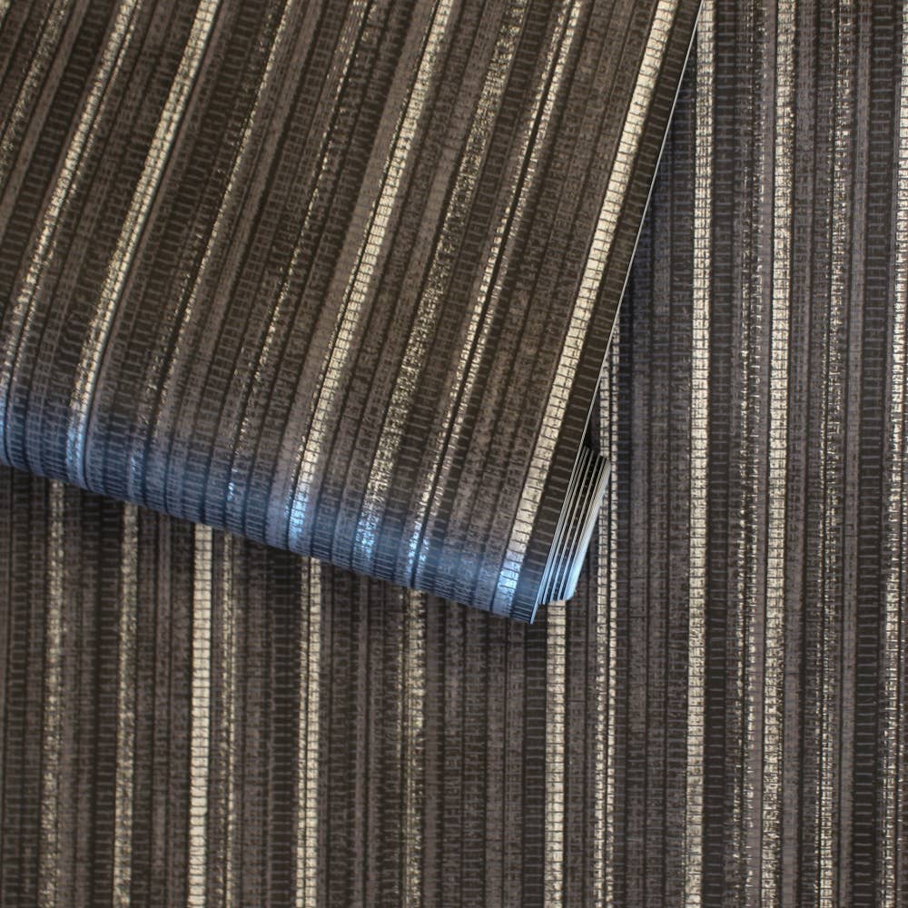 Grasscloth Black Peel and Stick Wallpaper, 28 sq. ft.