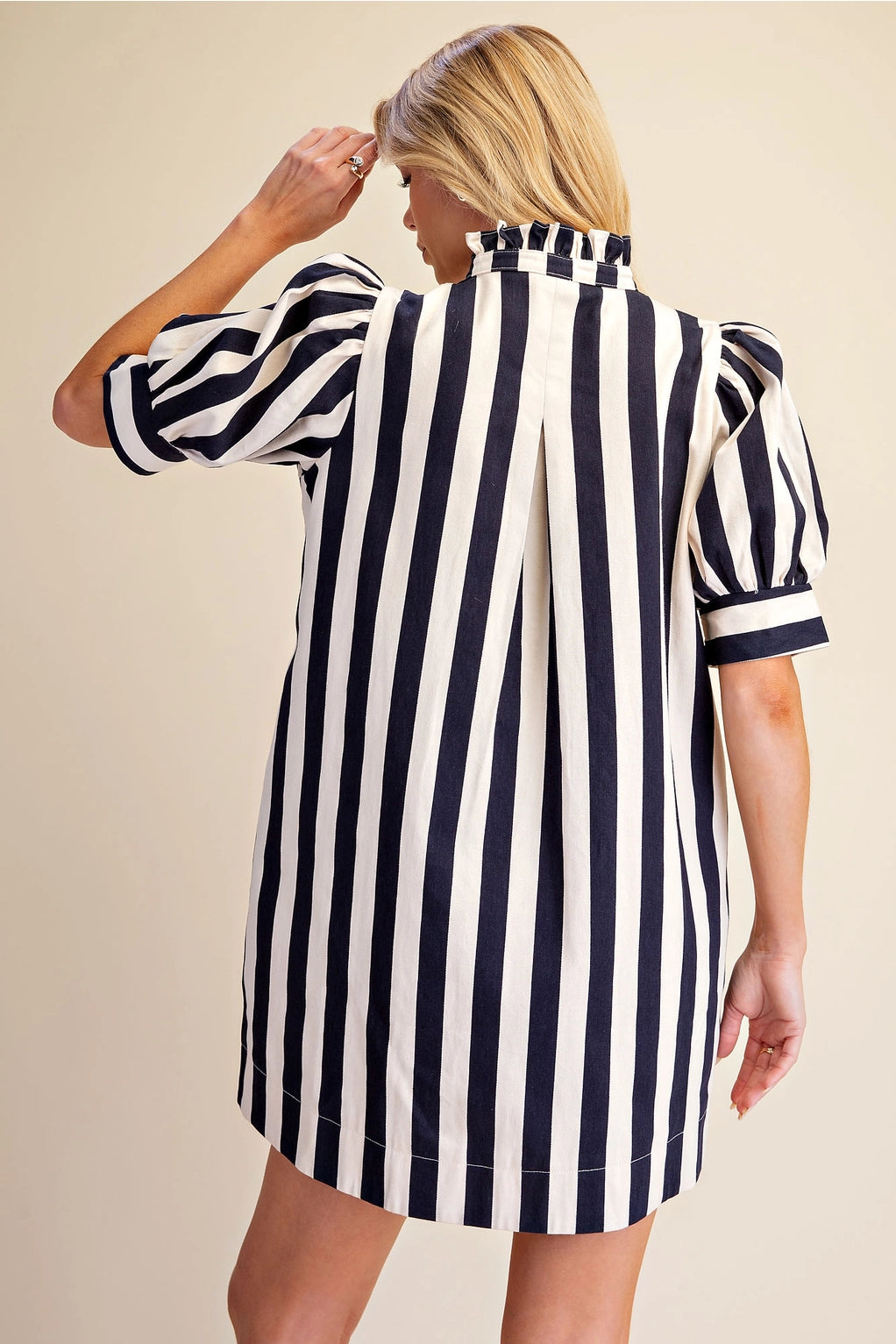 Classic Striped Mini Dress