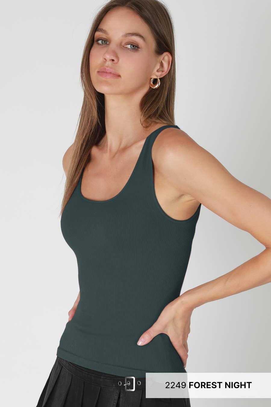 Ribbed Reversible Tank Top