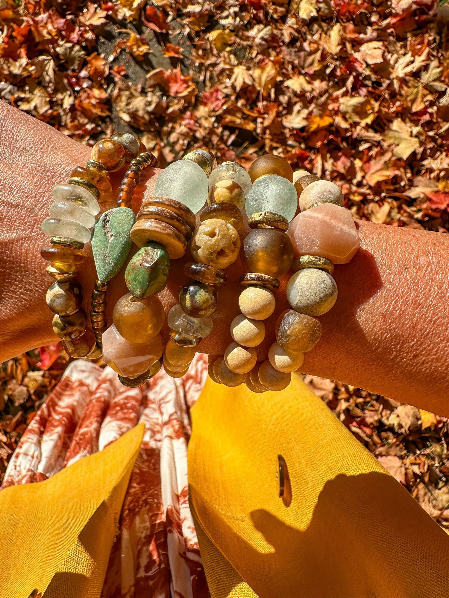 Trio Stack Bracelet Set | Harvest