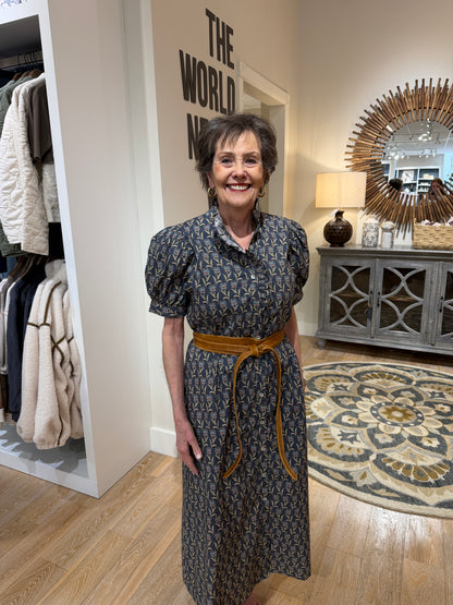 Midnight Floral Dress