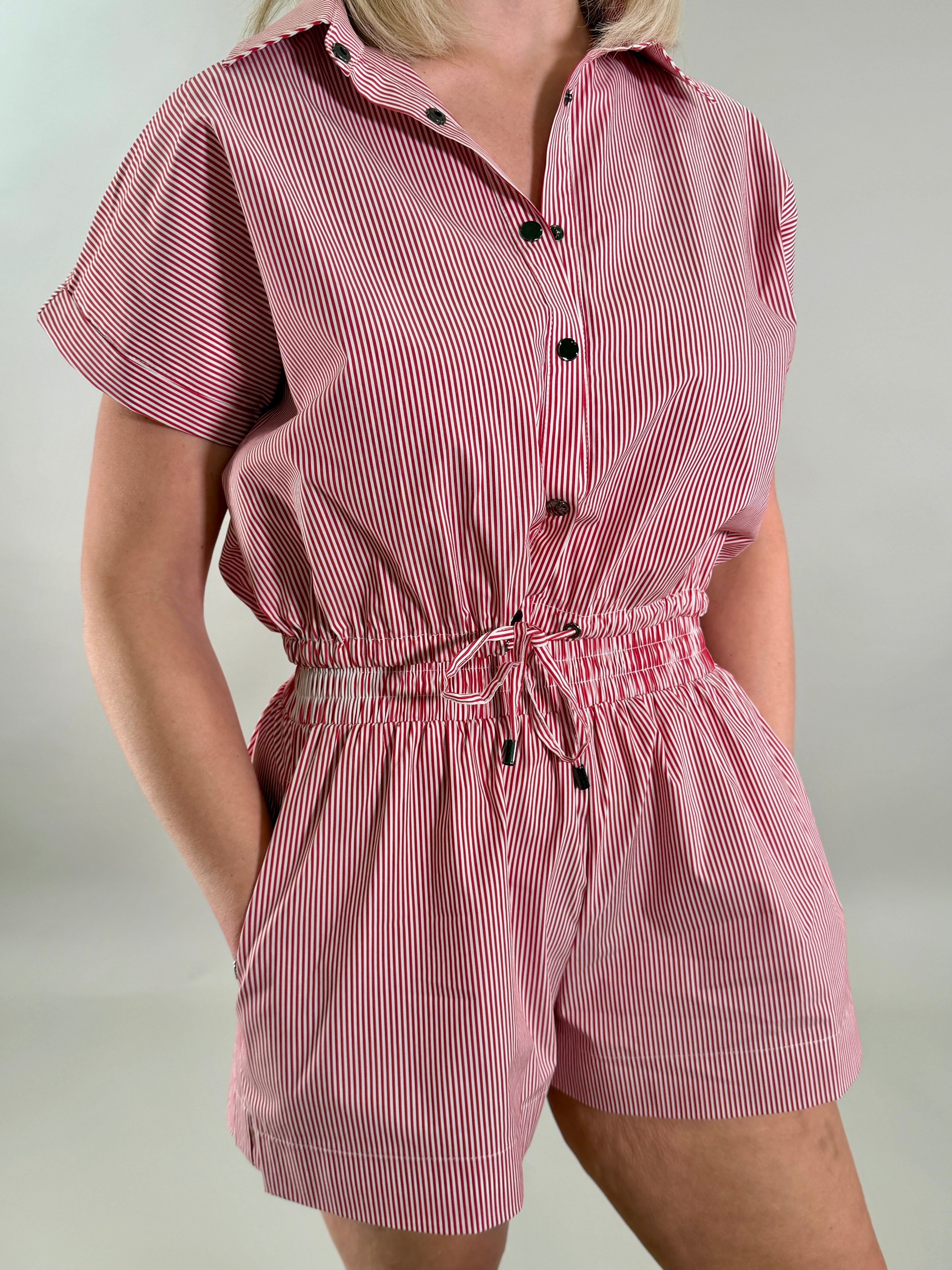 The Gameday Pinstripe Button-Down