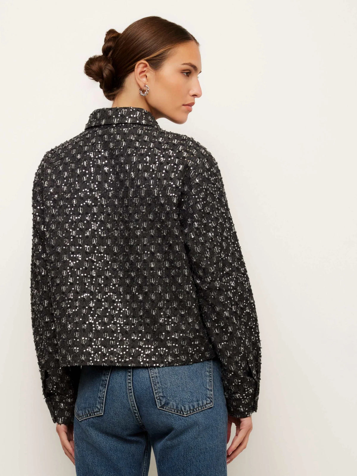 Allora Sequin Shirt Jacket