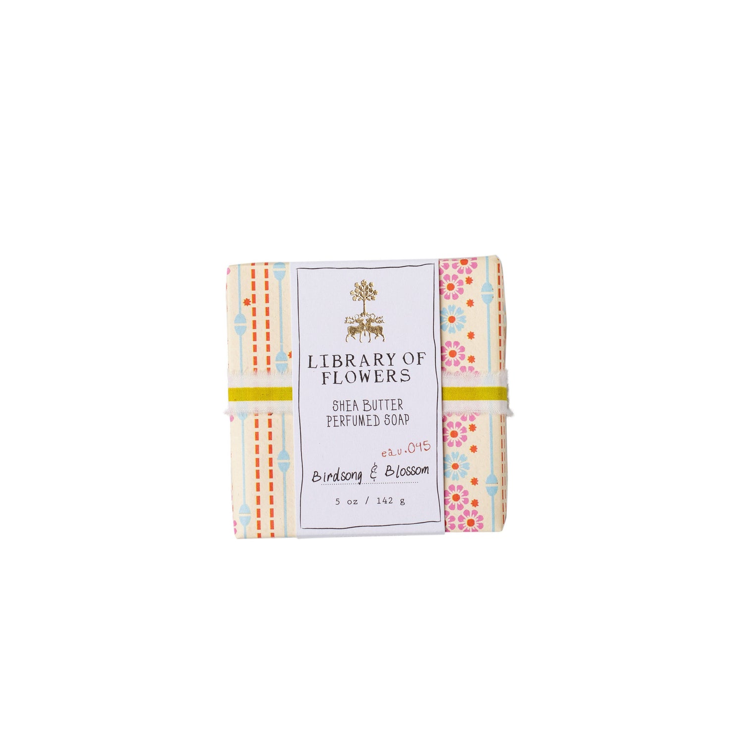 FLORAL STRIPE SQUARE SOAP