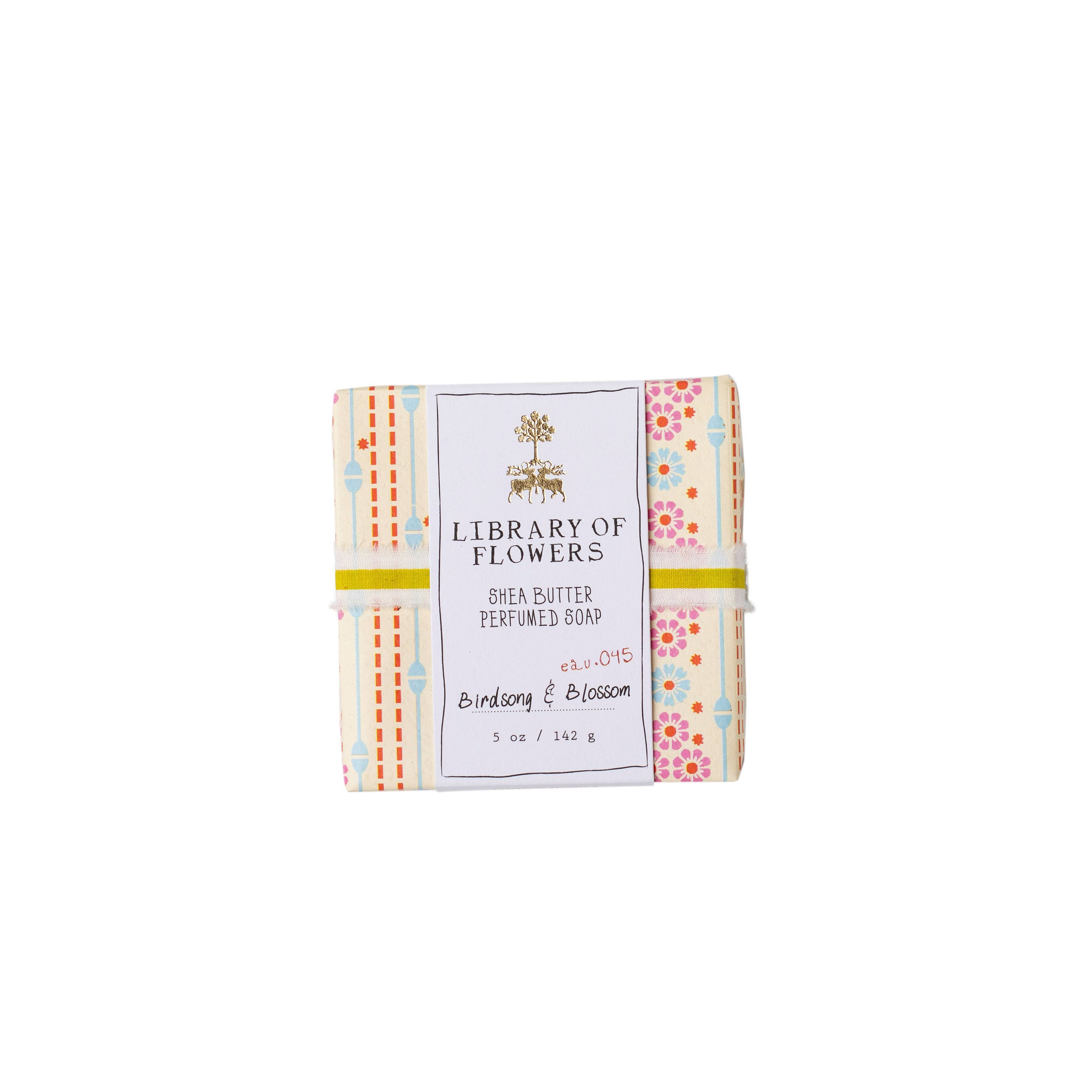 FLORAL STRIPE SQUARE SOAP