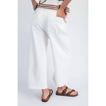 Barrel Cotton Twill Jean