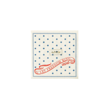 Let Freedom Ring Cocktail Napkin