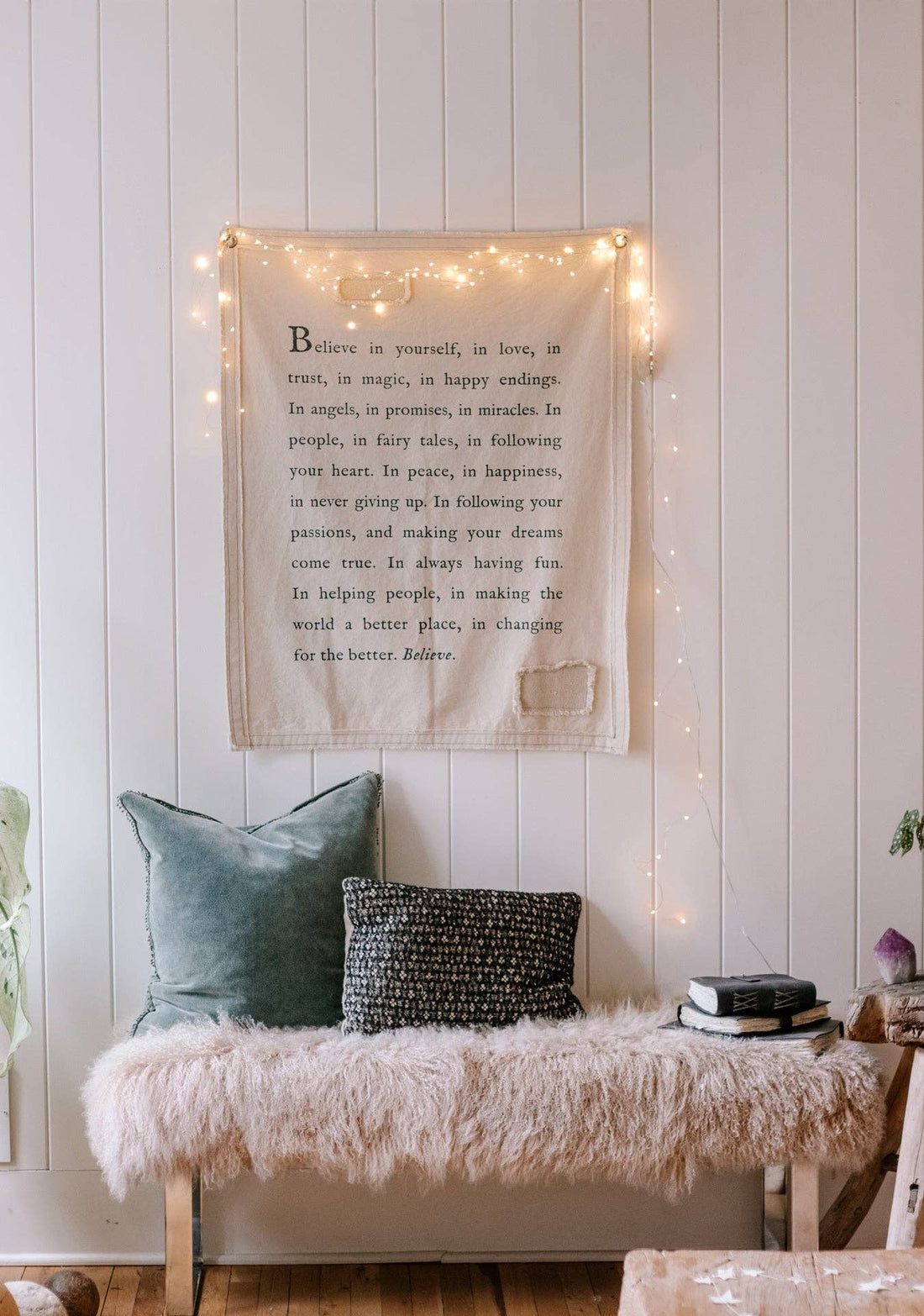 Believe In Yourself Canvas Wall Hanging 31.5&quot; x 40&quot;