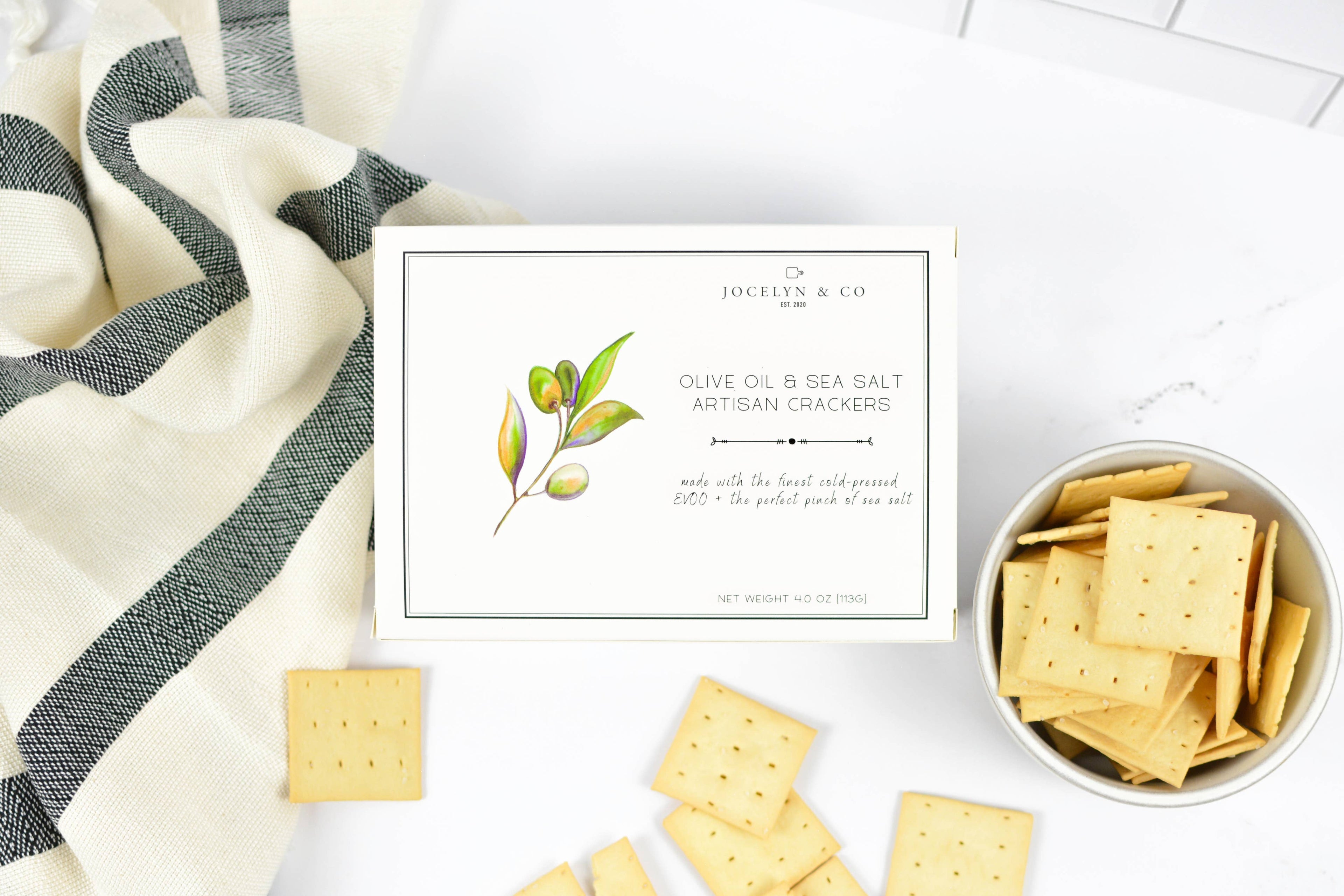 Olive Oil &amp; Sea Salt Crackers