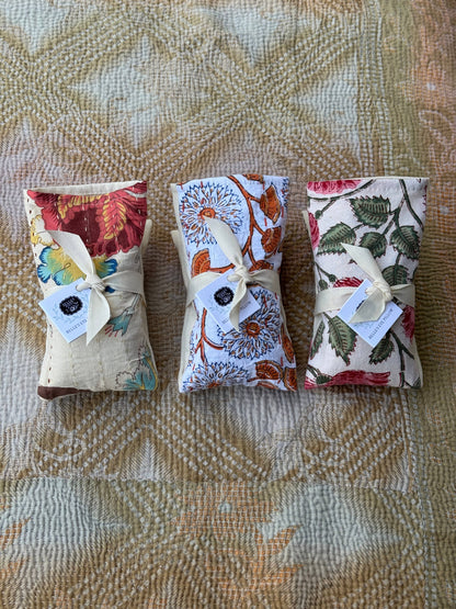 Floral Cotton Lavender Eye Pillow