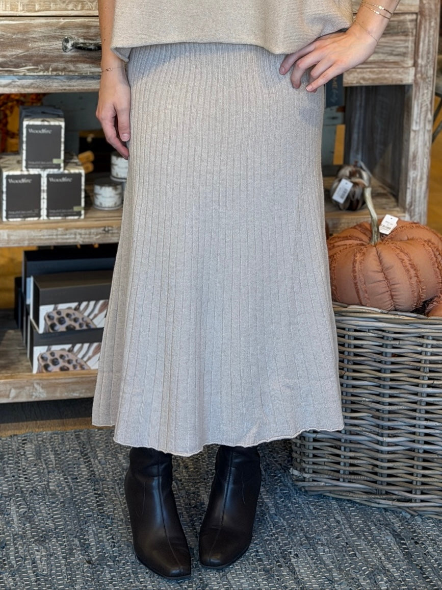 Italian Knit Midi Skirt