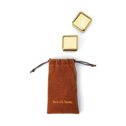 The Jupiter Cocktail Chillers - Gold, Set Of 2