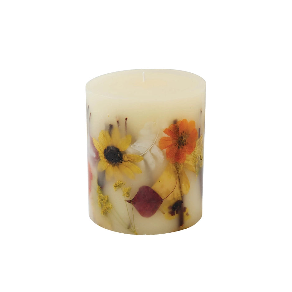 Honey Tobacco Small Round Botanical Candle