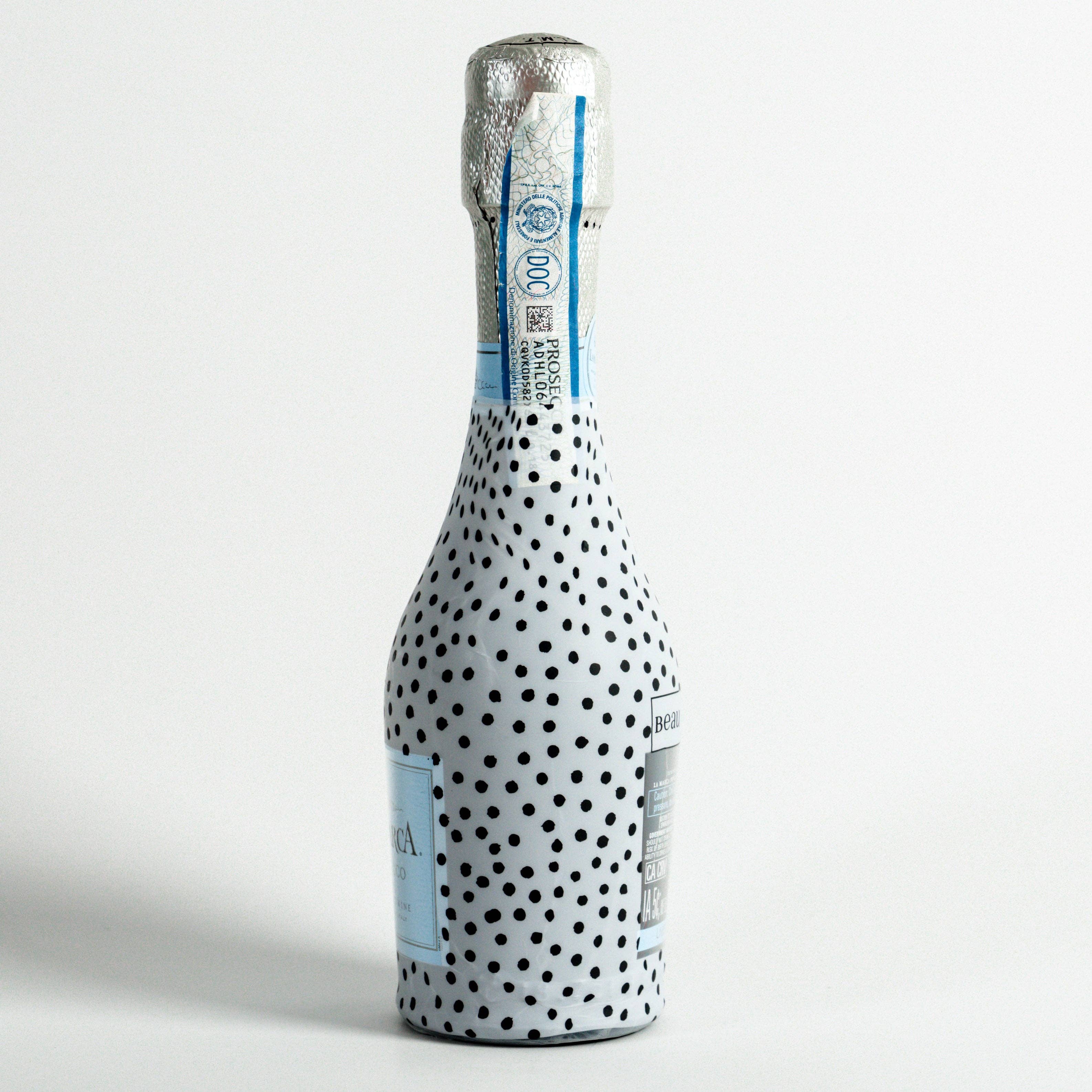 Black and White Dots - Mini Prosecco