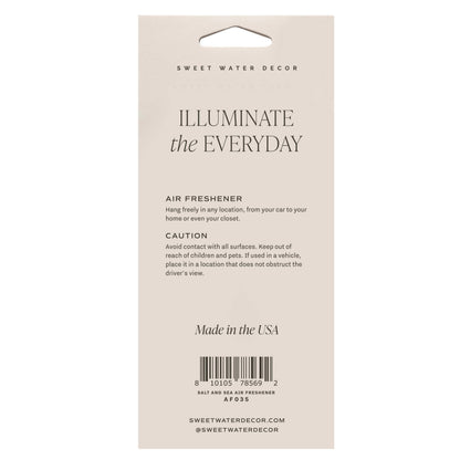 Salt &amp; Sea Hanging Air Freshener