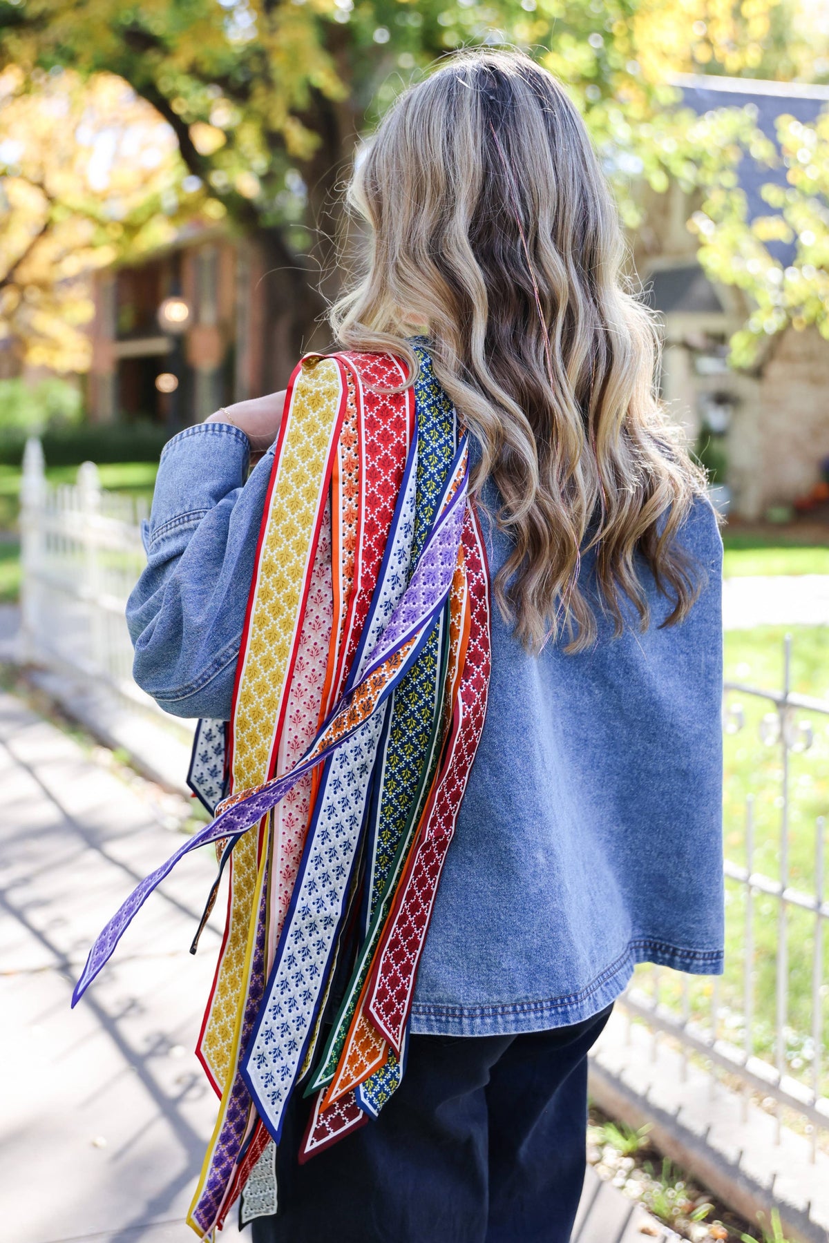 The Sideline Scarf™ - Blue &amp; Red