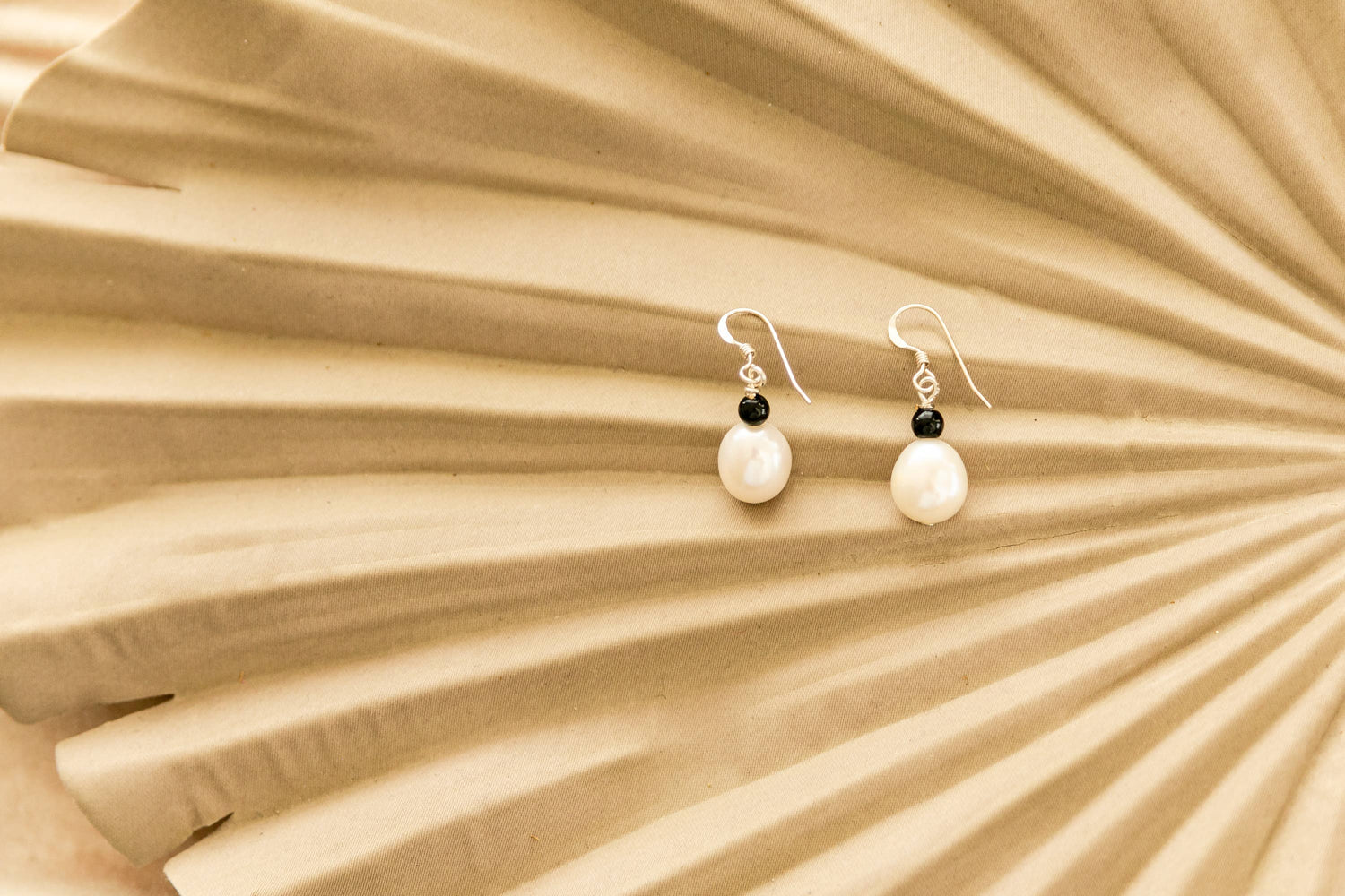Pearly Moon Earrings