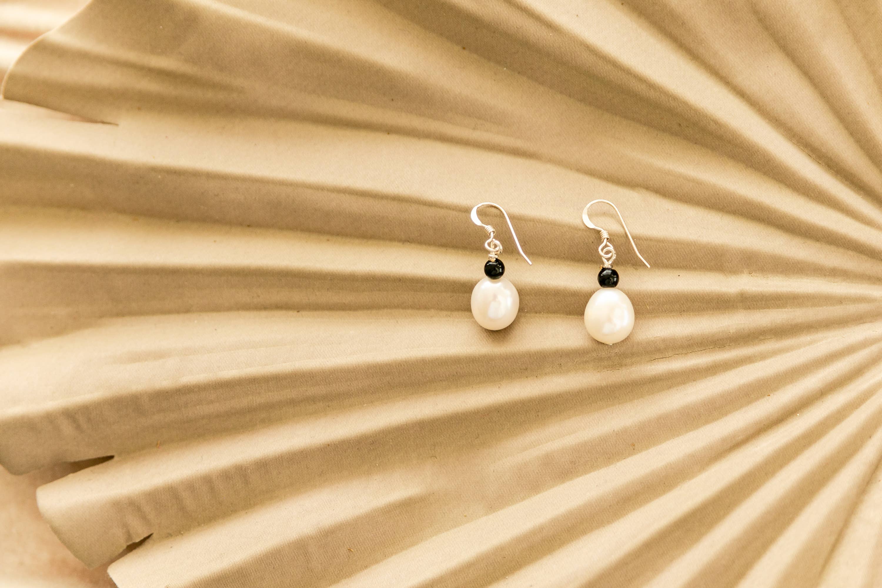 Pearly Moon Earrings