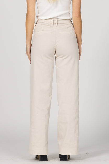 Sophisticated High-Rise Wide-Leg Trouser | Dear John Brandy