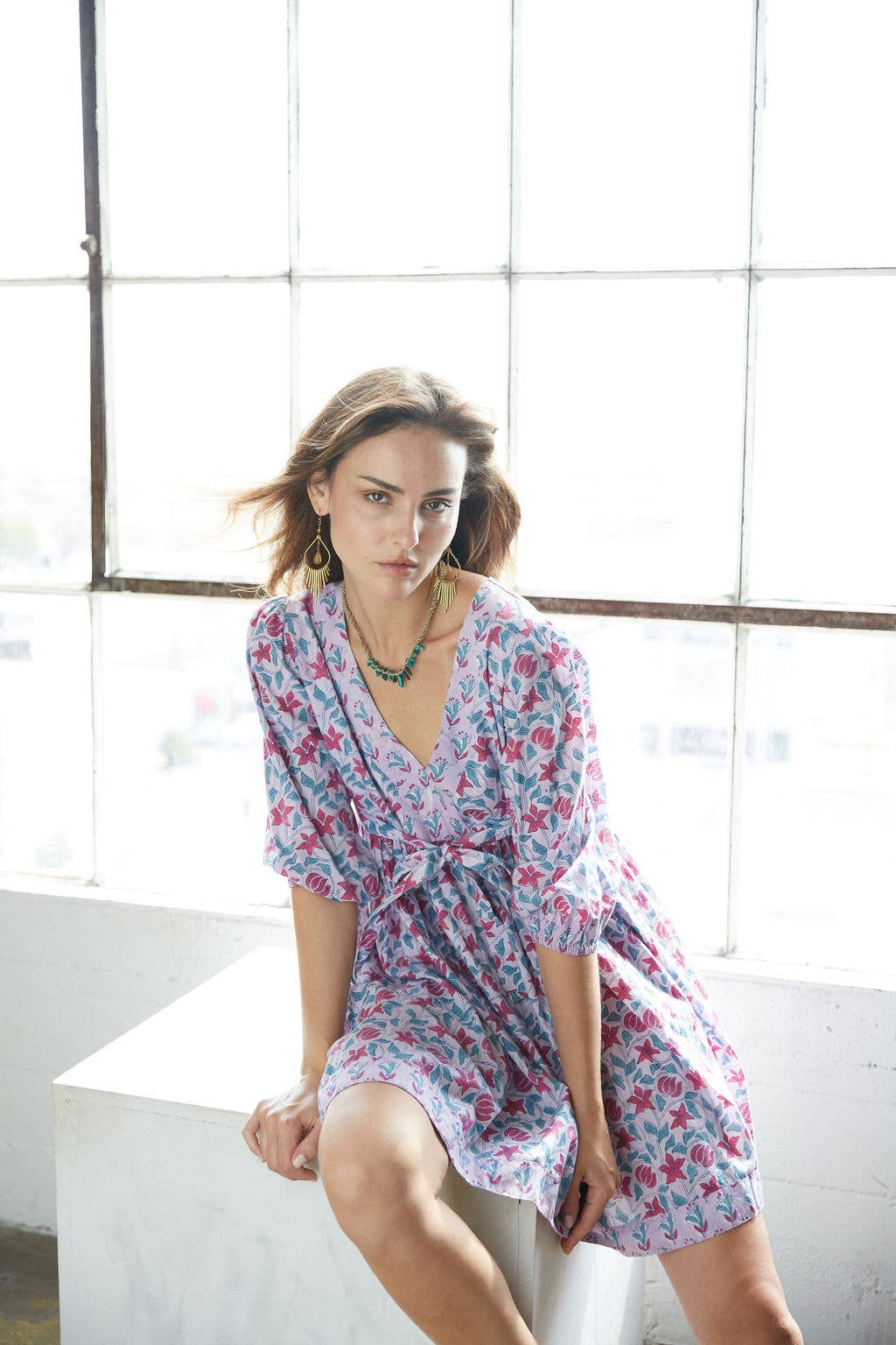 Block Printed Dress (Banhi)