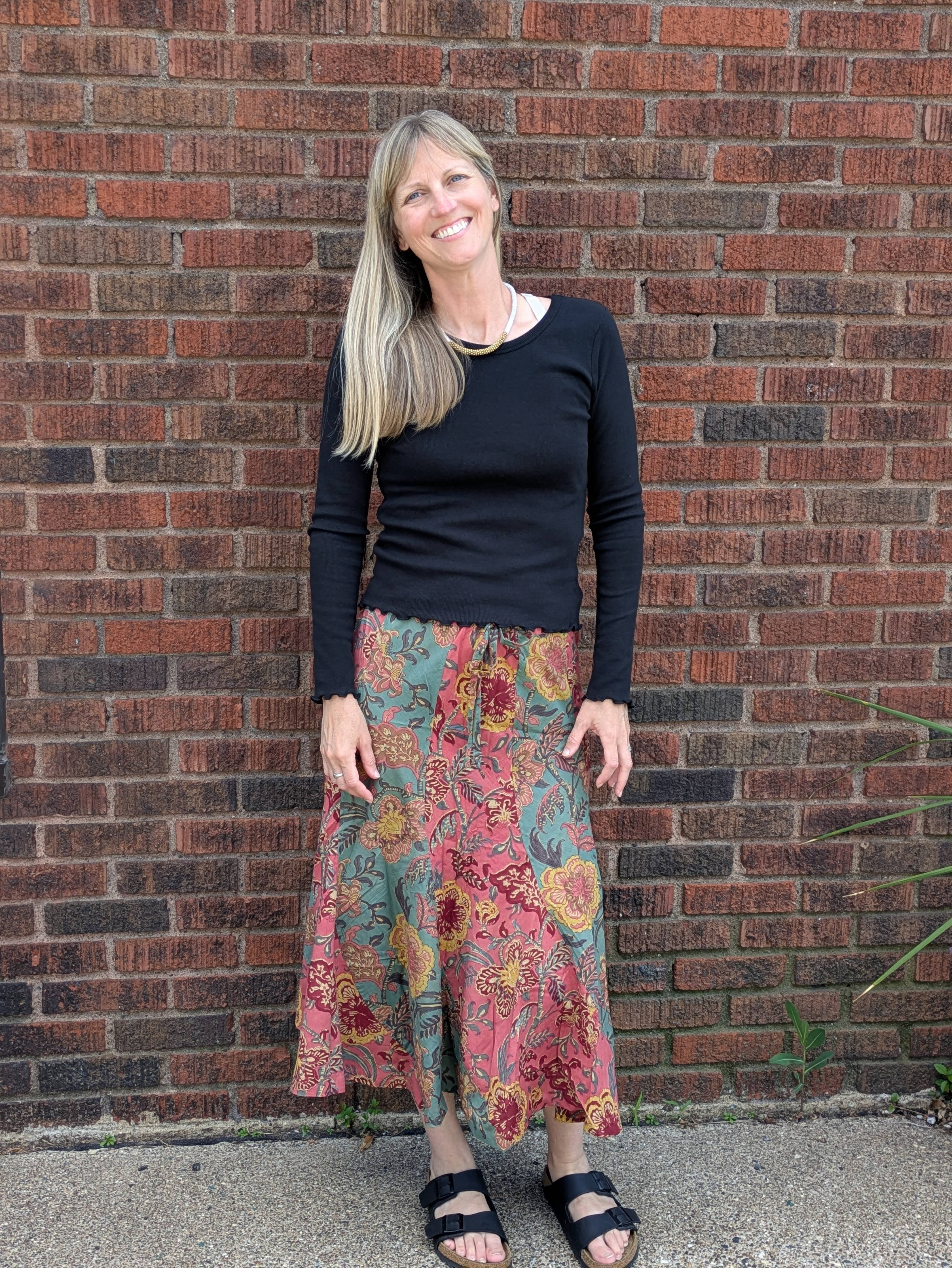 Meadow Bloom Patchwork Skirt