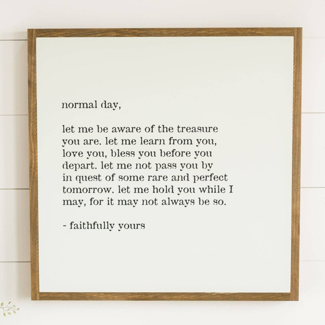 Normal Day Wall Art