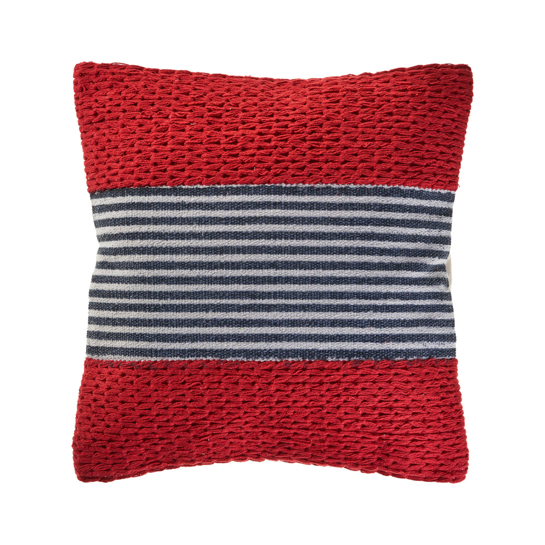 Nautical Striped Throw Pillow