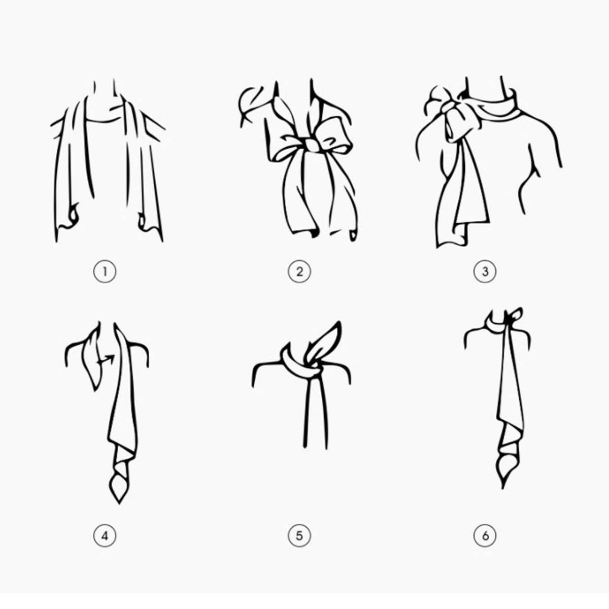 Vintage French Print Scarf