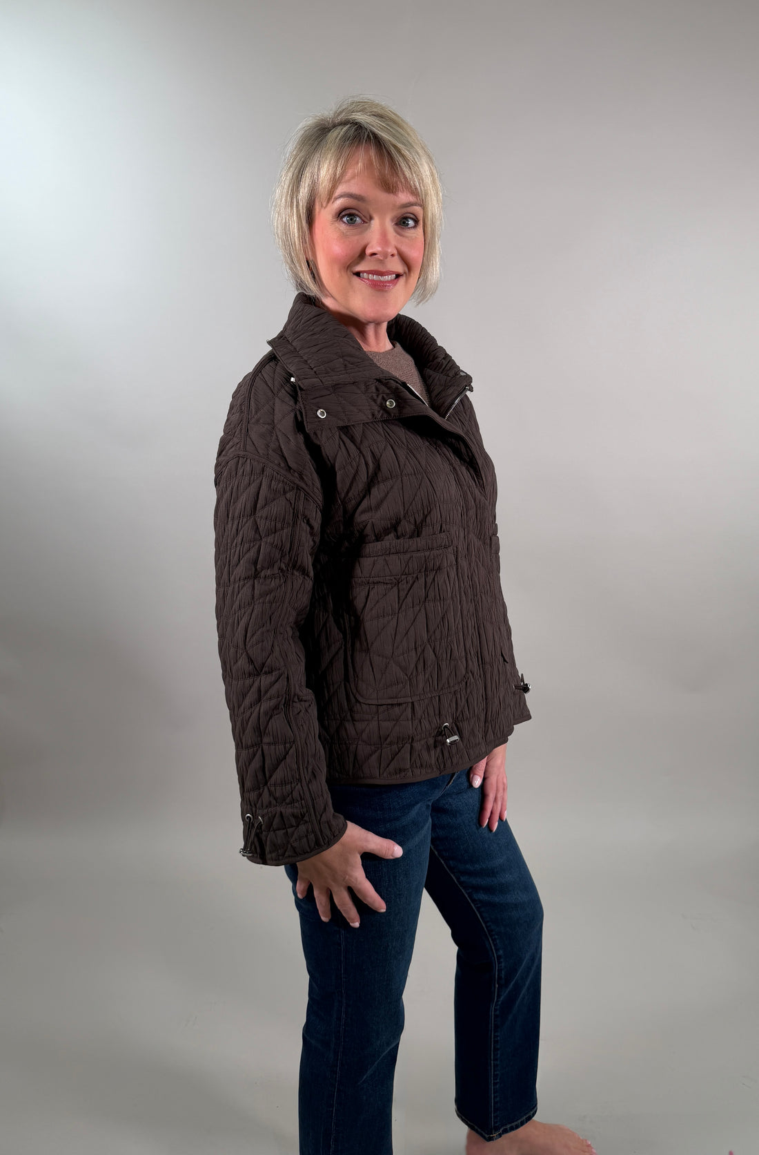 Modern Quilted Barn Jacket