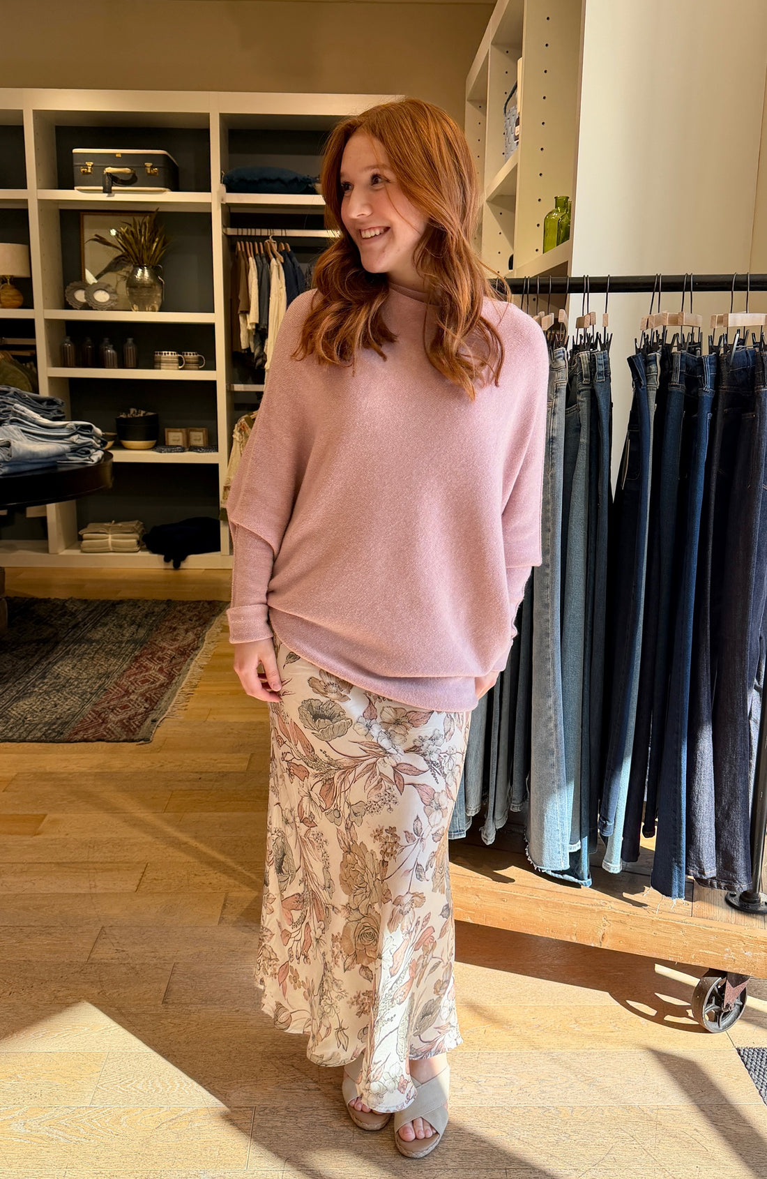 Rose Garden Floral Skirt