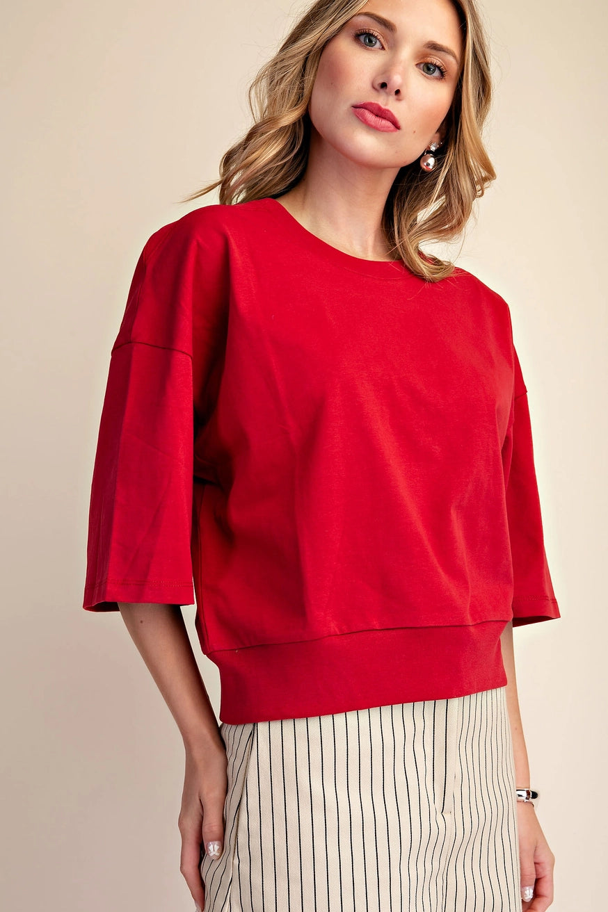 Relaxed Crewneck Top