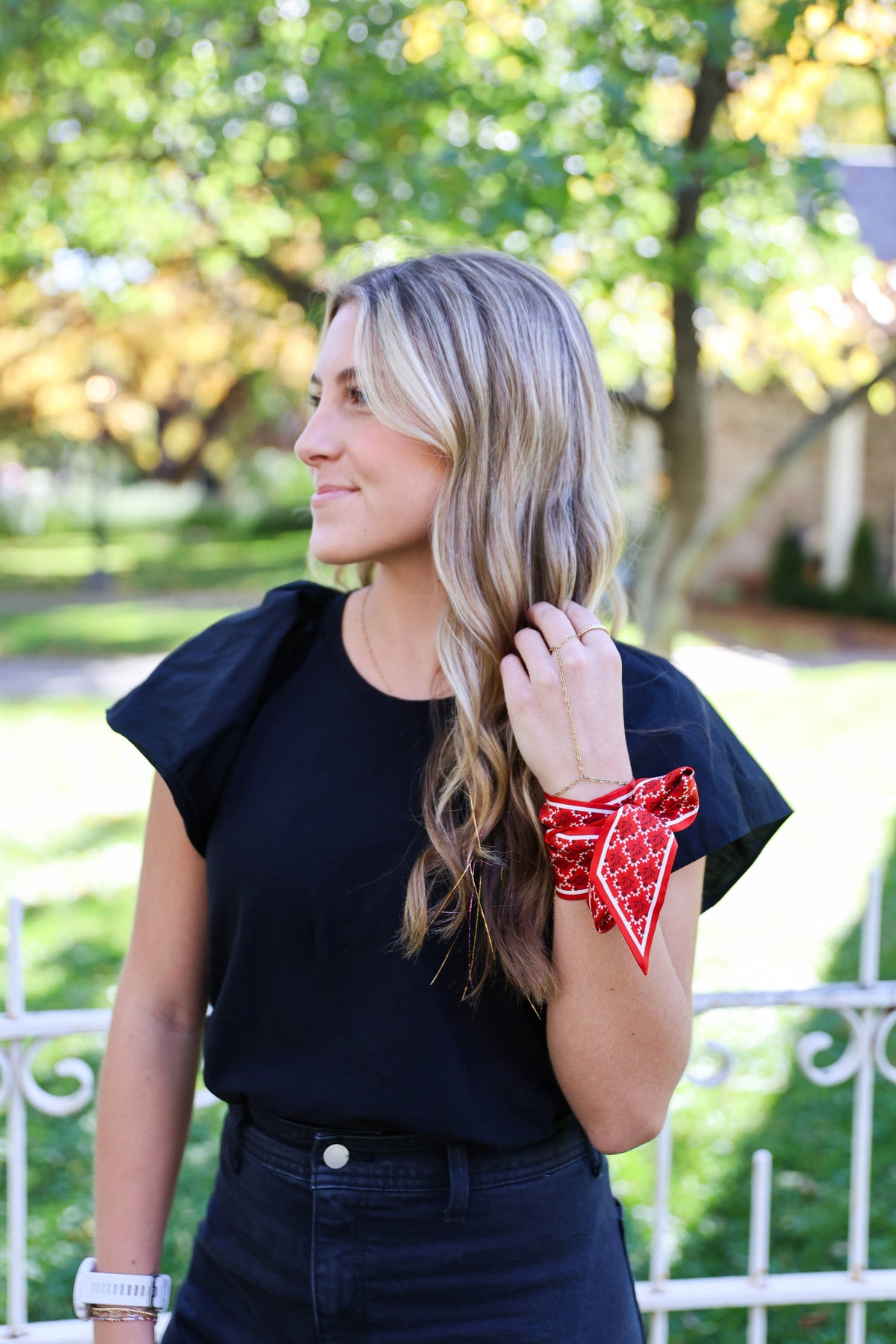 The Sideline Scarf™ - Red