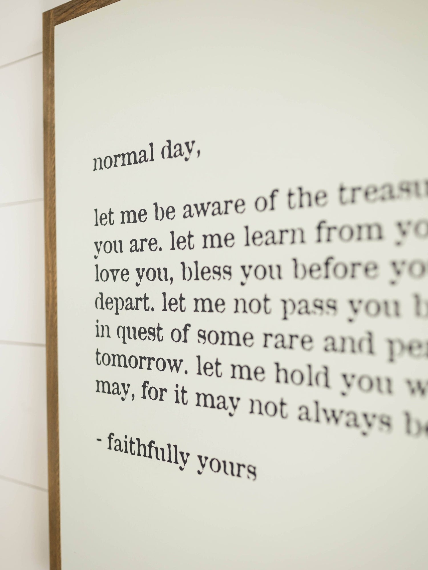 Normal Day Wall Art