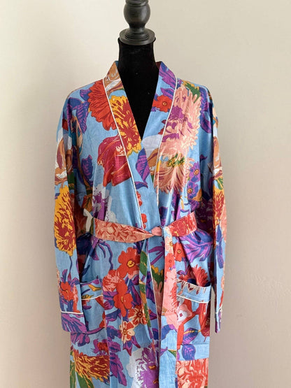 Breezy Cotton Floral Kimono