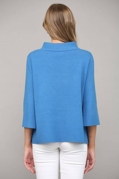 Effortless Mock Neck Sweater