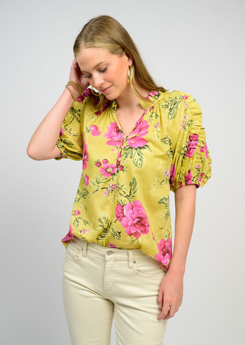 Ivy Jane Ruffles and Roses Top
