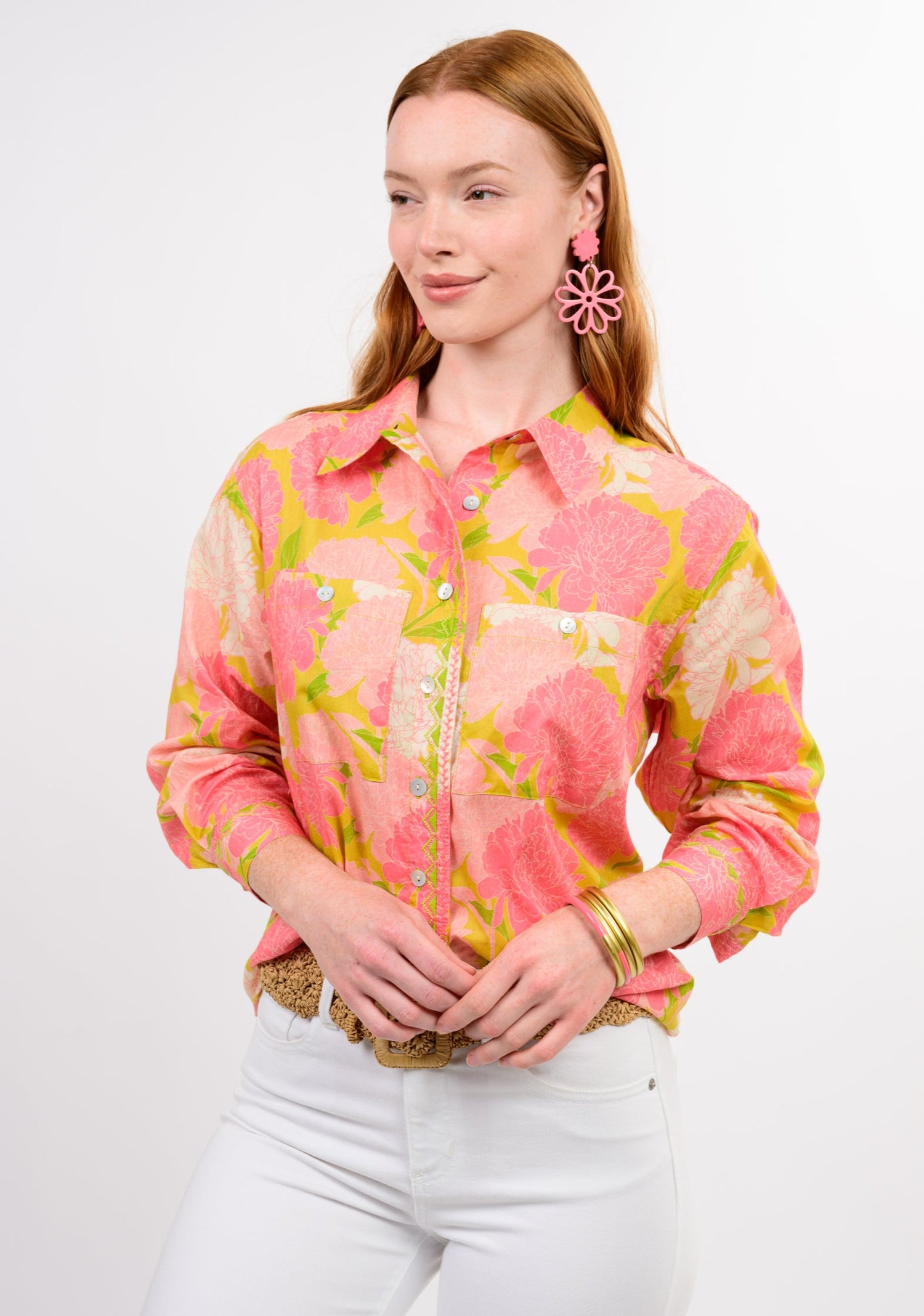Vibrant Blooms Shirt