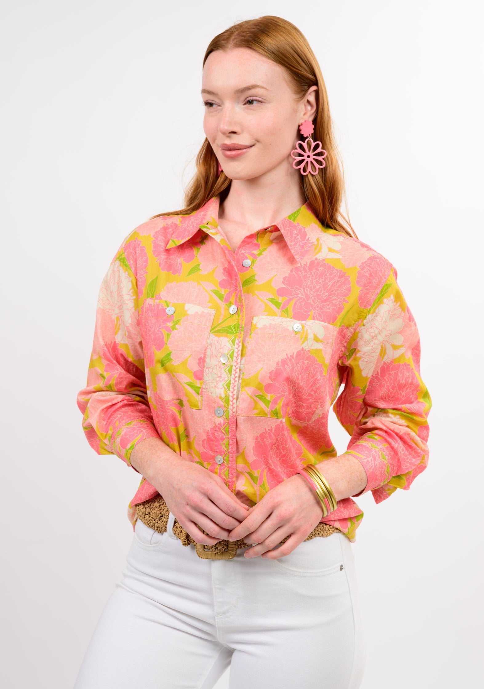Vibrant Blooms Shirt