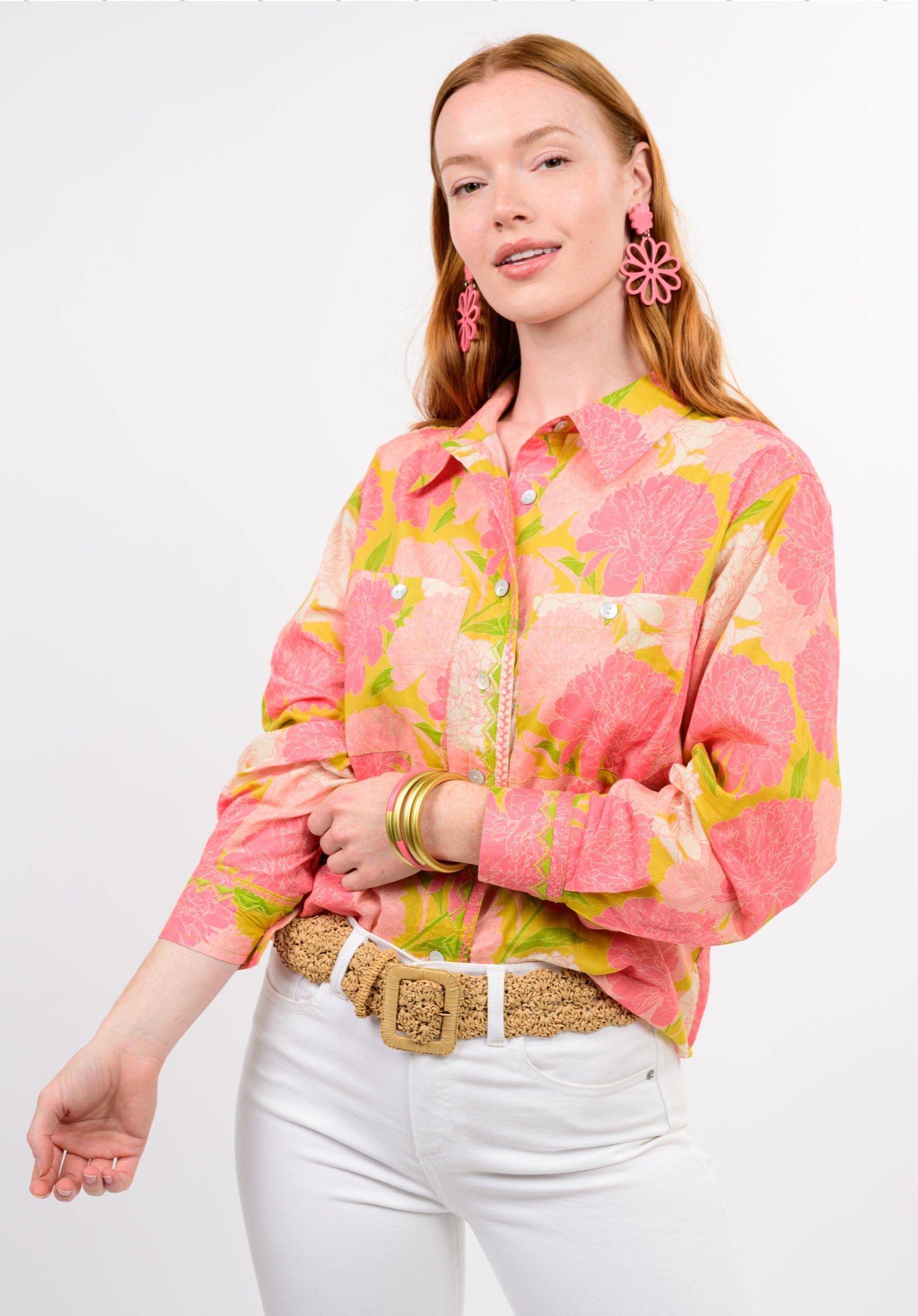 Vibrant Blooms Shirt