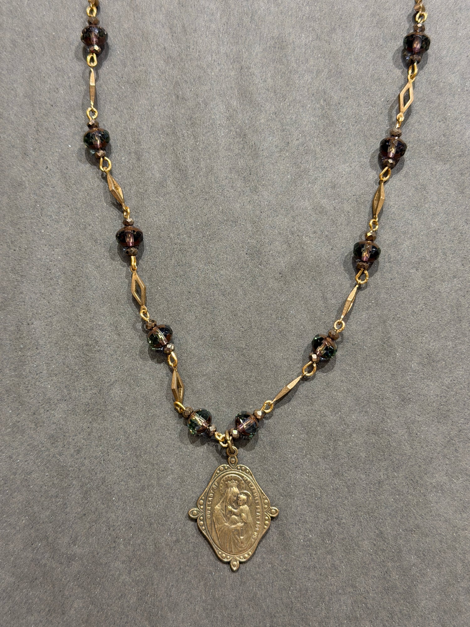 Everyday Vintage Gemstone Necklace