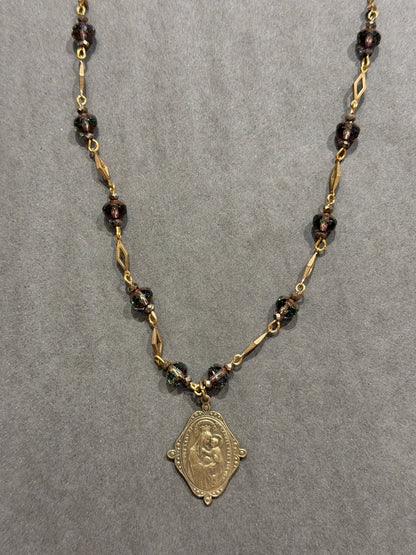 Everyday Vintage Gemstone Necklace