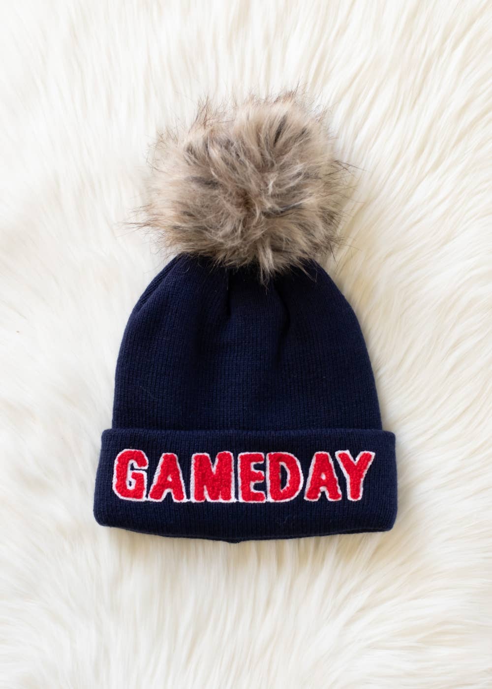 Game Day Pom Beanie