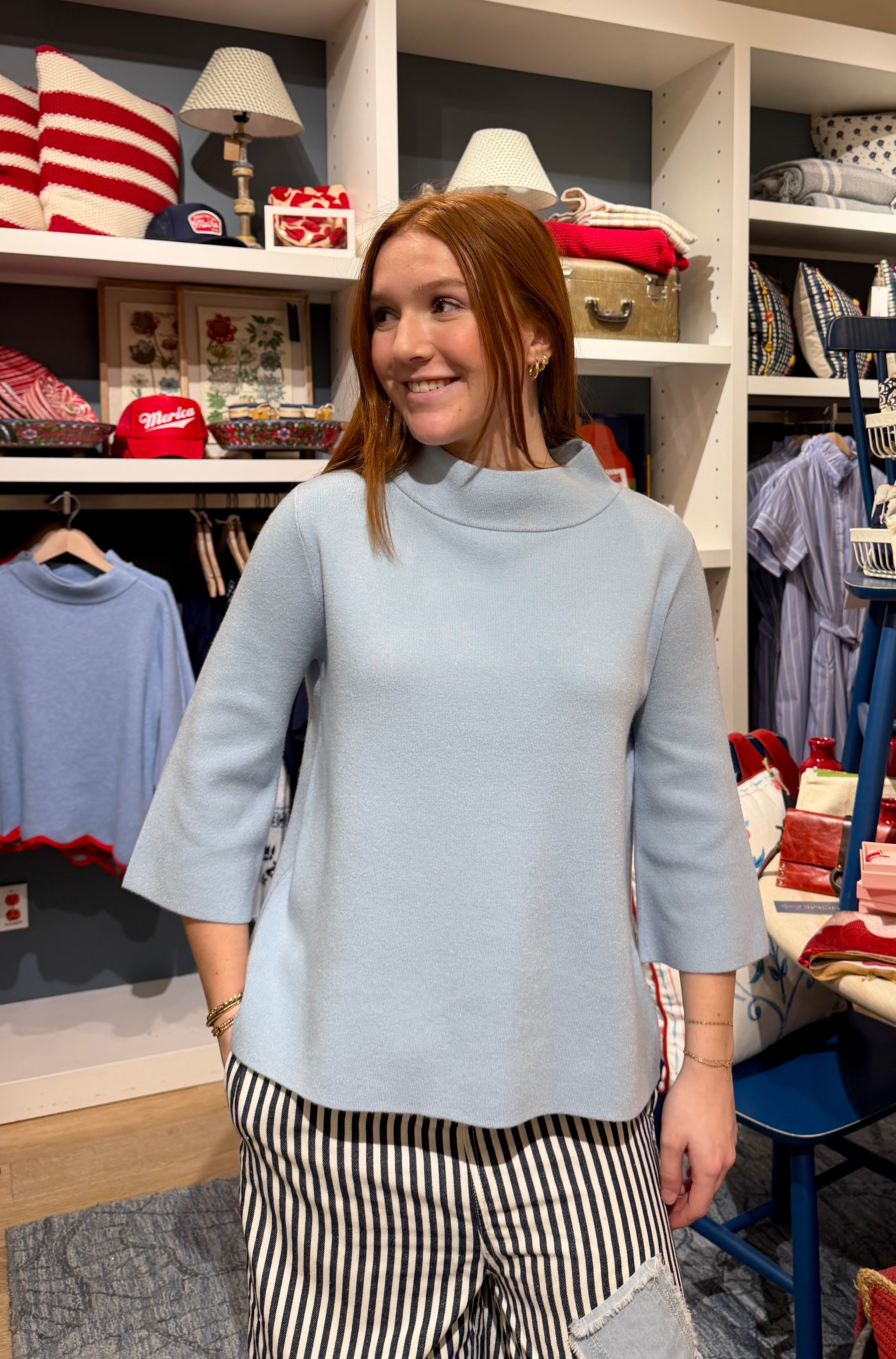 Effortless Mock Neck Sweater