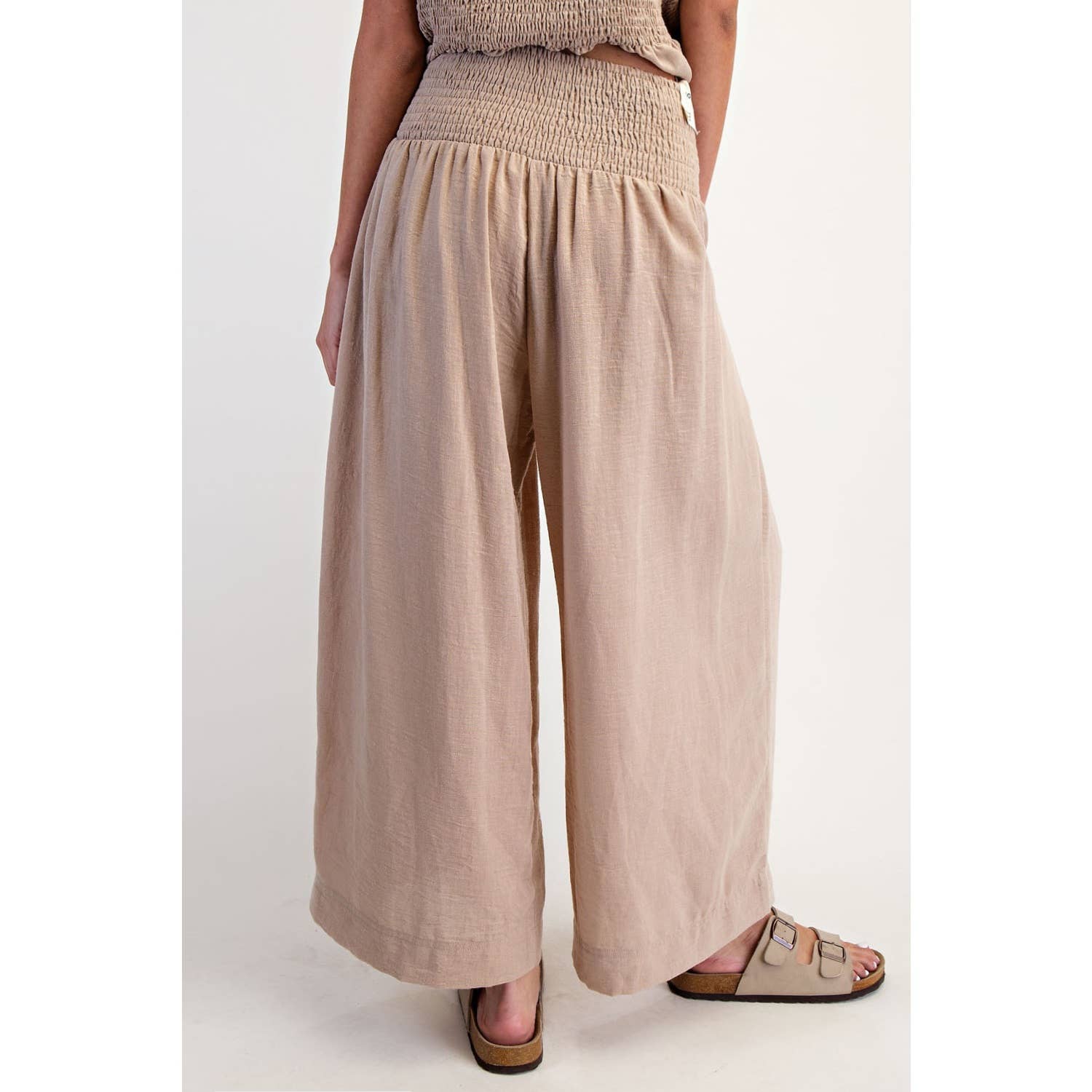 Baggy Wide Leg Cropped Pants