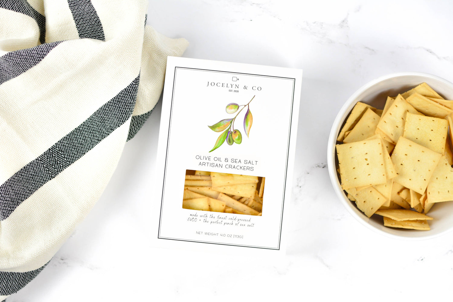 Olive Oil &amp; Sea Salt Crackers