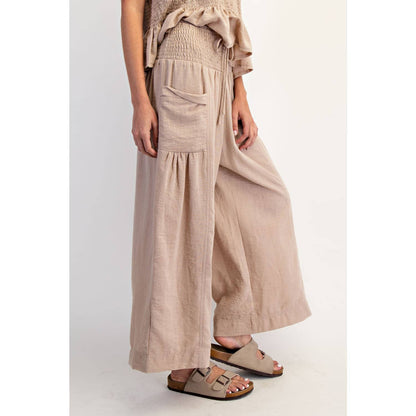 Baggy Wide Leg Cropped Pants