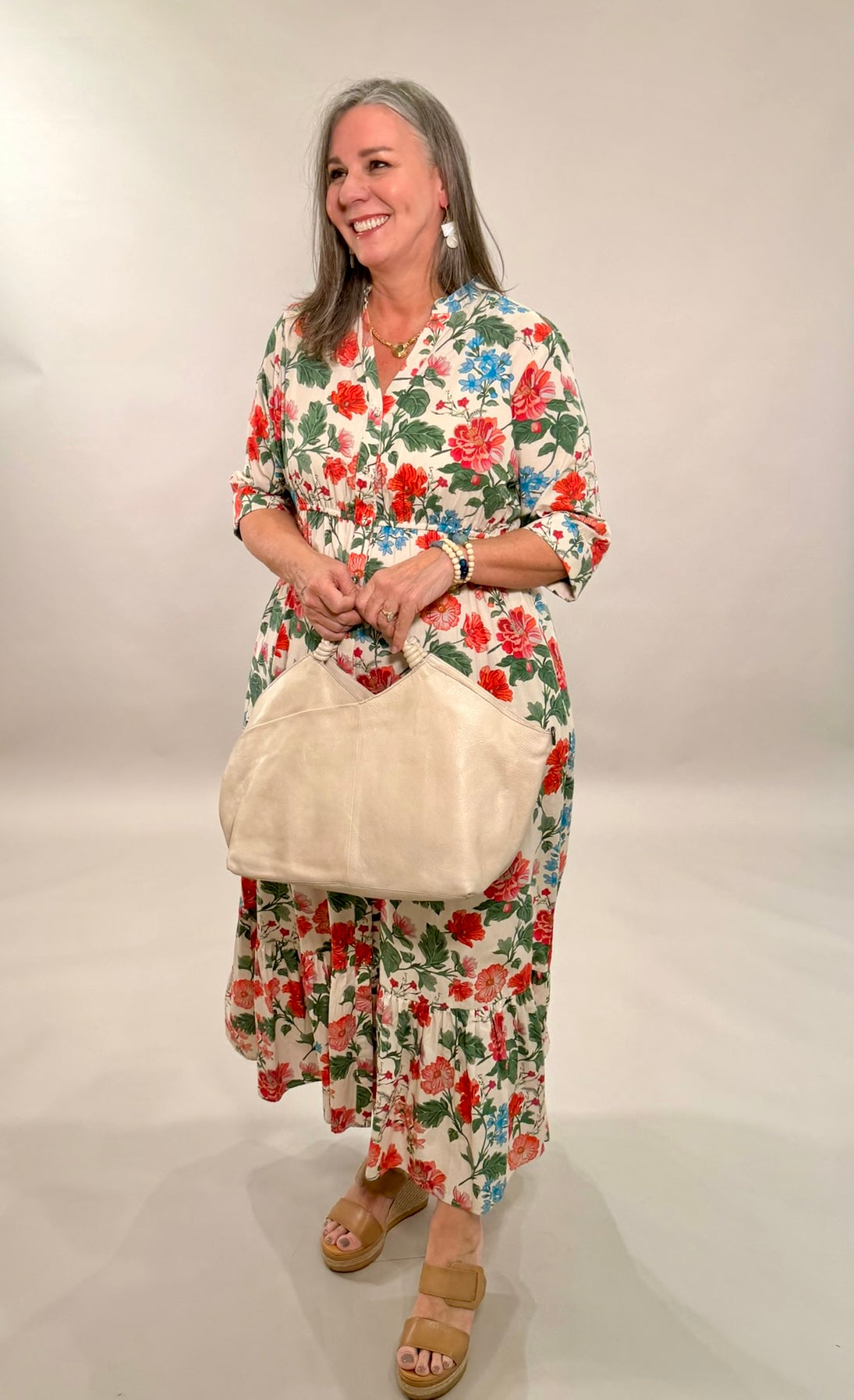 Botanical Bliss Tiered Maxi